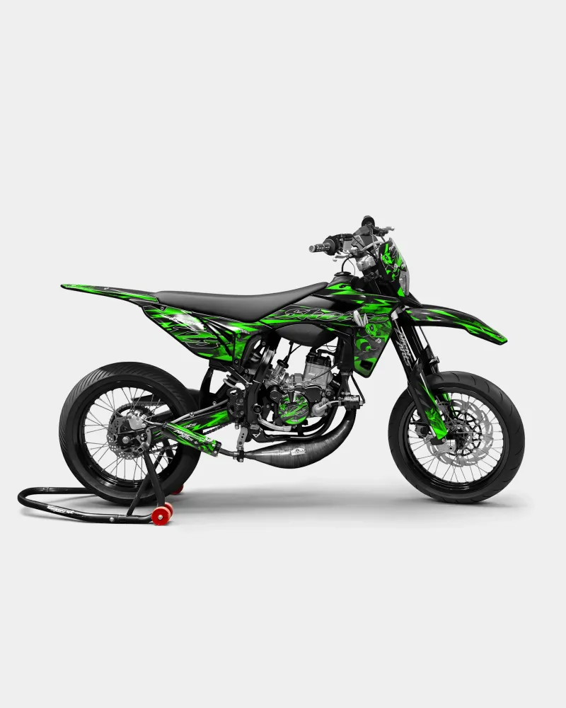 LISSE - Decoratieset SHERCO 50cc - Groen