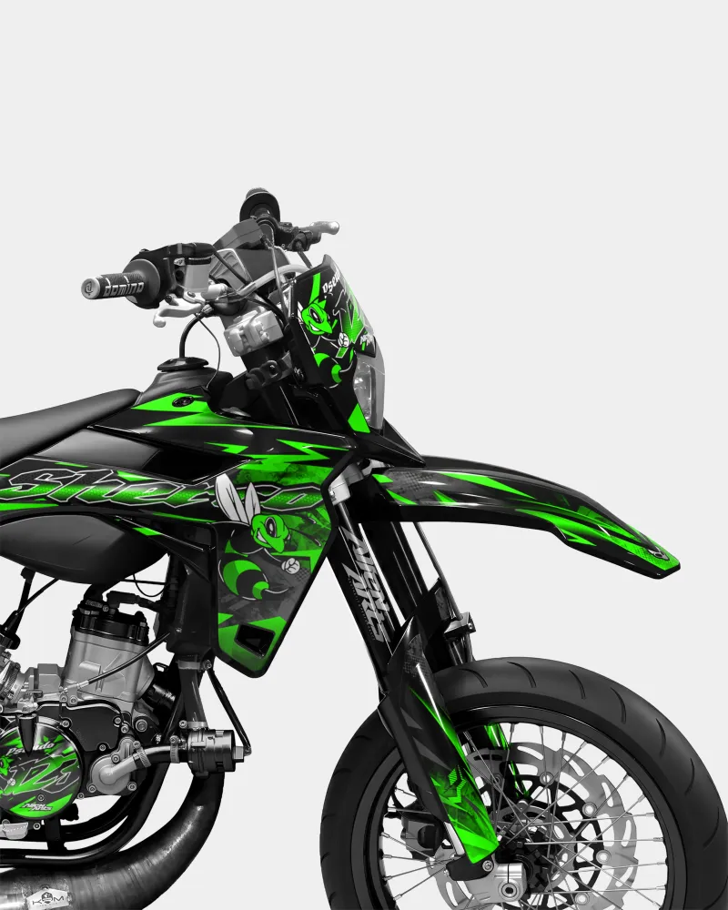 LISSE - Decoratieset SHERCO 50cc - Groen