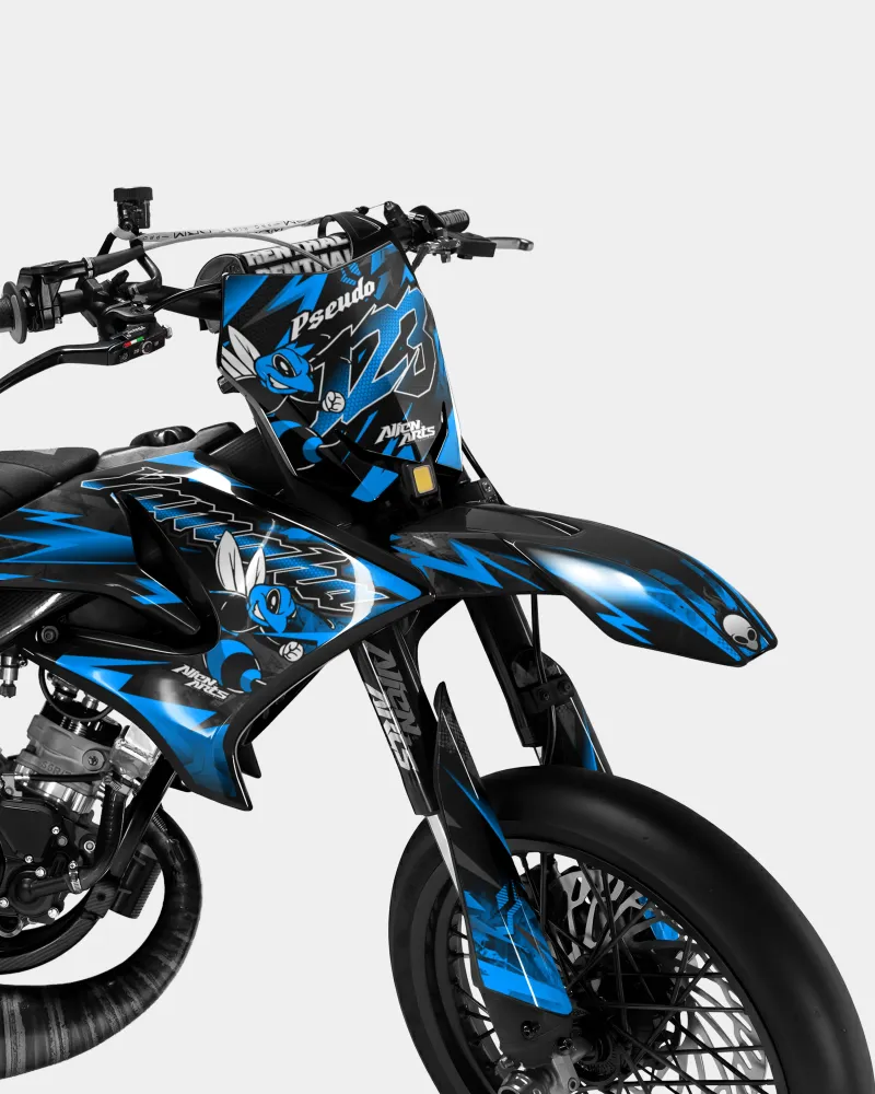 LISSE - Decoratieset YAMAHA DT 50cc - Blauw