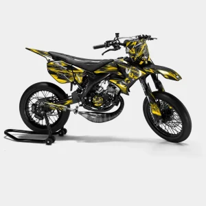 LISSE - Decoratieset YAMAHA DT 50cc - Donkergeel