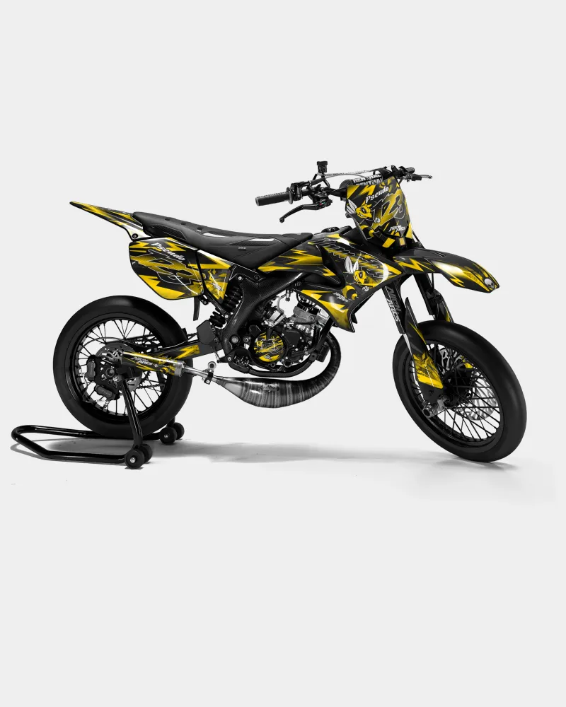 LISSE - Decoratieset YAMAHA DT 50cc - Donkergeel