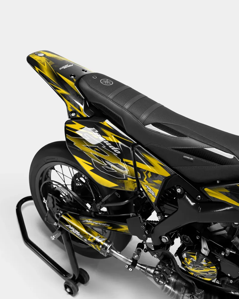 LISSE - Decoratieset YAMAHA DT 50cc - Donkergeel