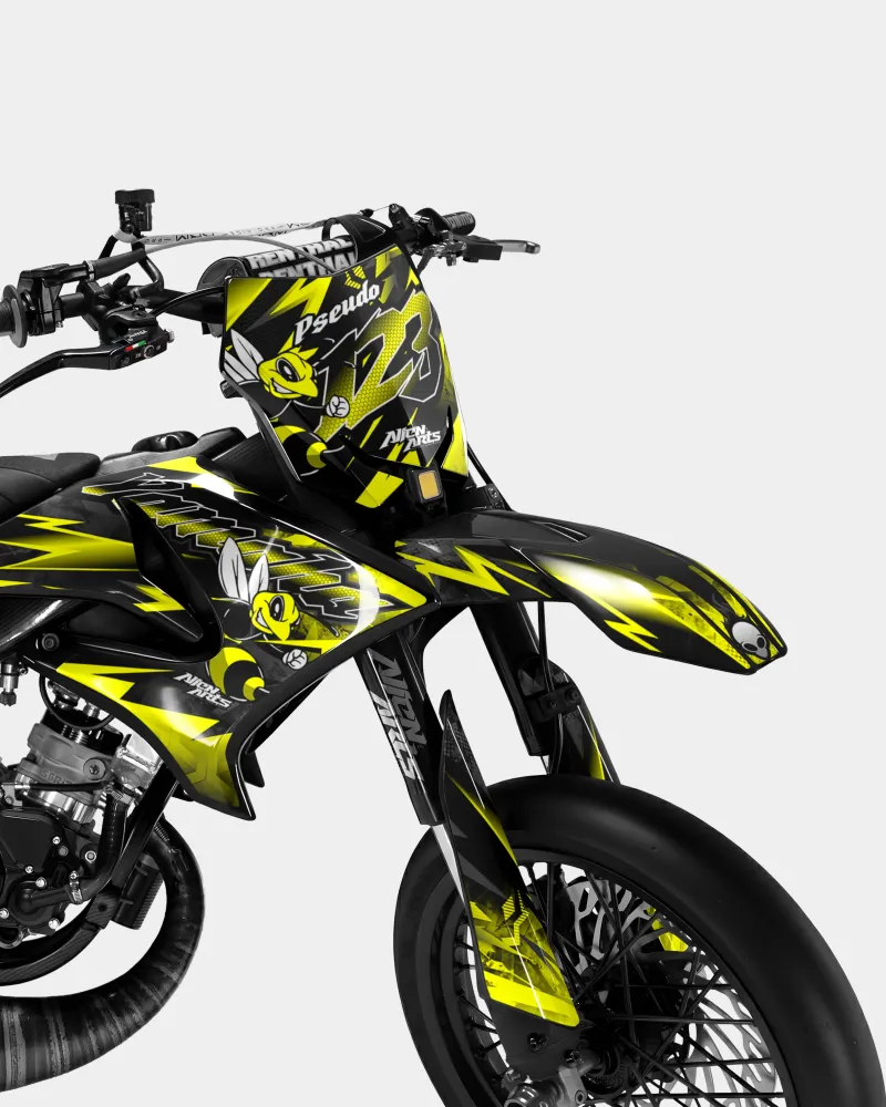 LISSE - Decoratieset YAMAHA DT 50cc - Geel