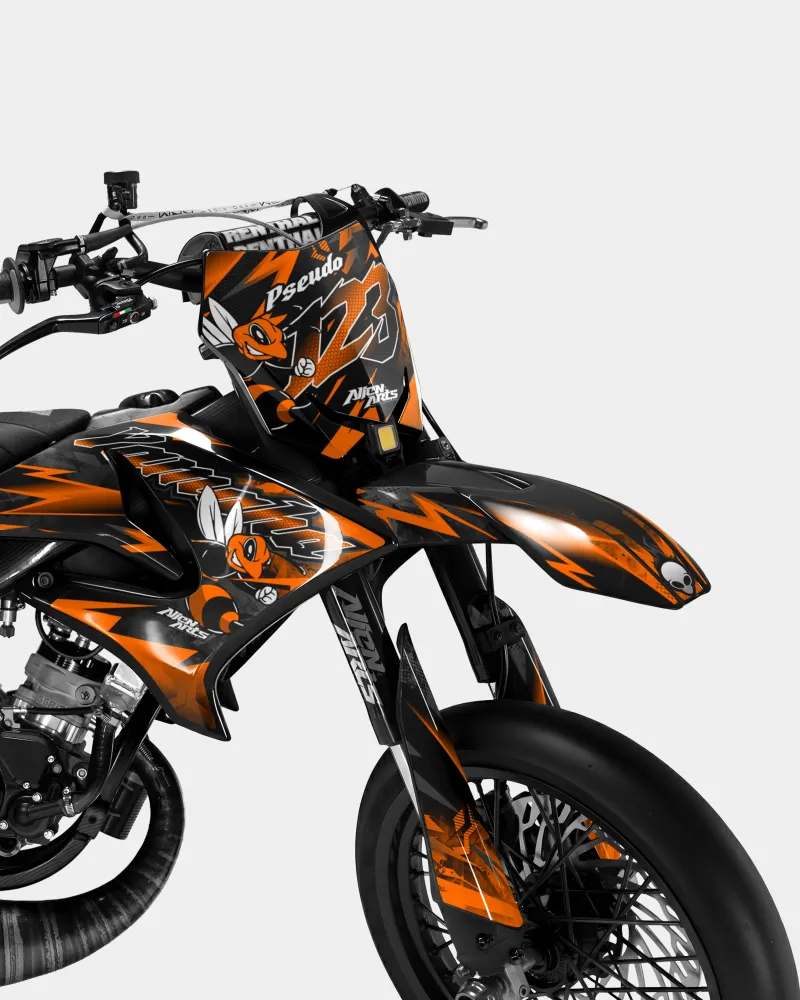 LISSE - Decoratieset YAMAHA DT 50cc - Oranje