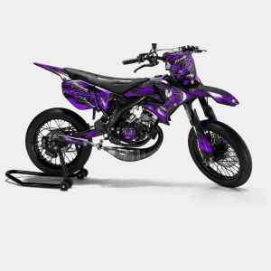 LISSE - Decoratieset YAMAHA DT 50cc - Paars