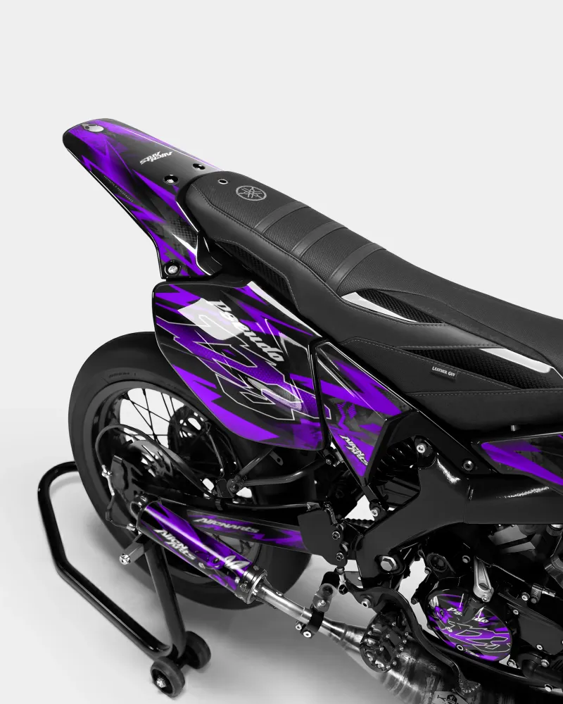 LISSE - Decoratieset YAMAHA DT 50cc - Paars