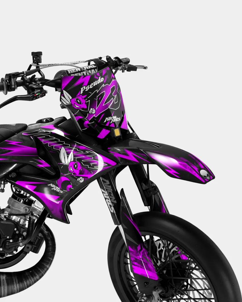 LISSE - Decoratieset YAMAHA DT 50cc - Roze