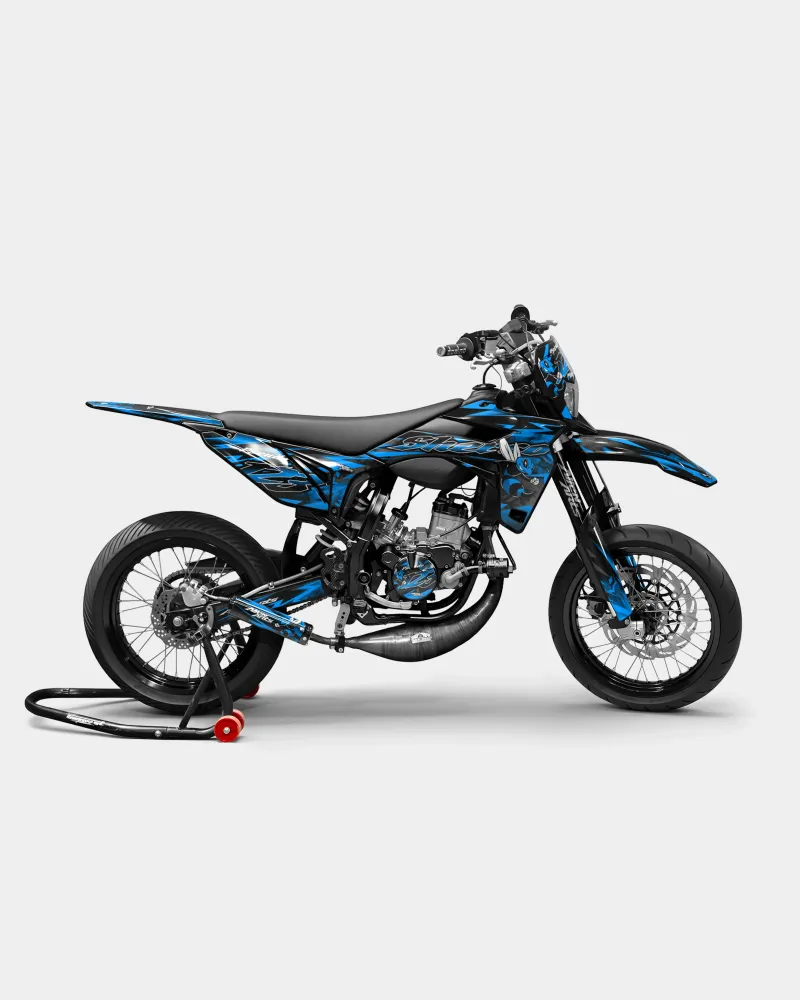 LISSE - SHERCO 50cc decoratieset - Blauw