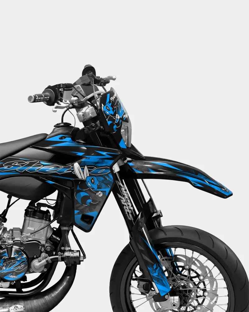 LISSE - SHERCO 50cc decoratieset - Blauw