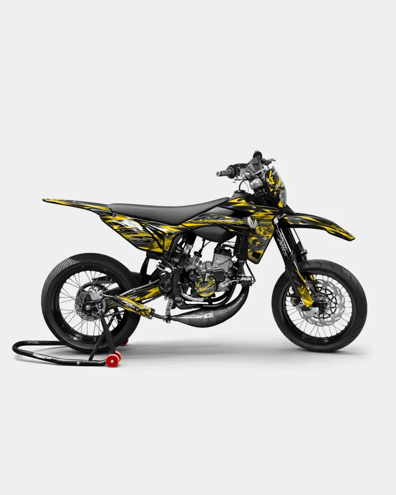 LISSE - SHERCO 50cc decoratieset - Donkergeel