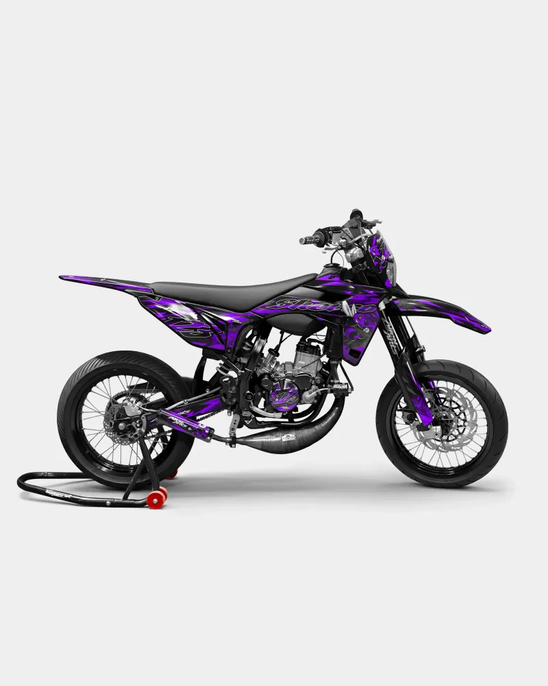 LISSE - SHERCO 50cc decoratieset - Paars