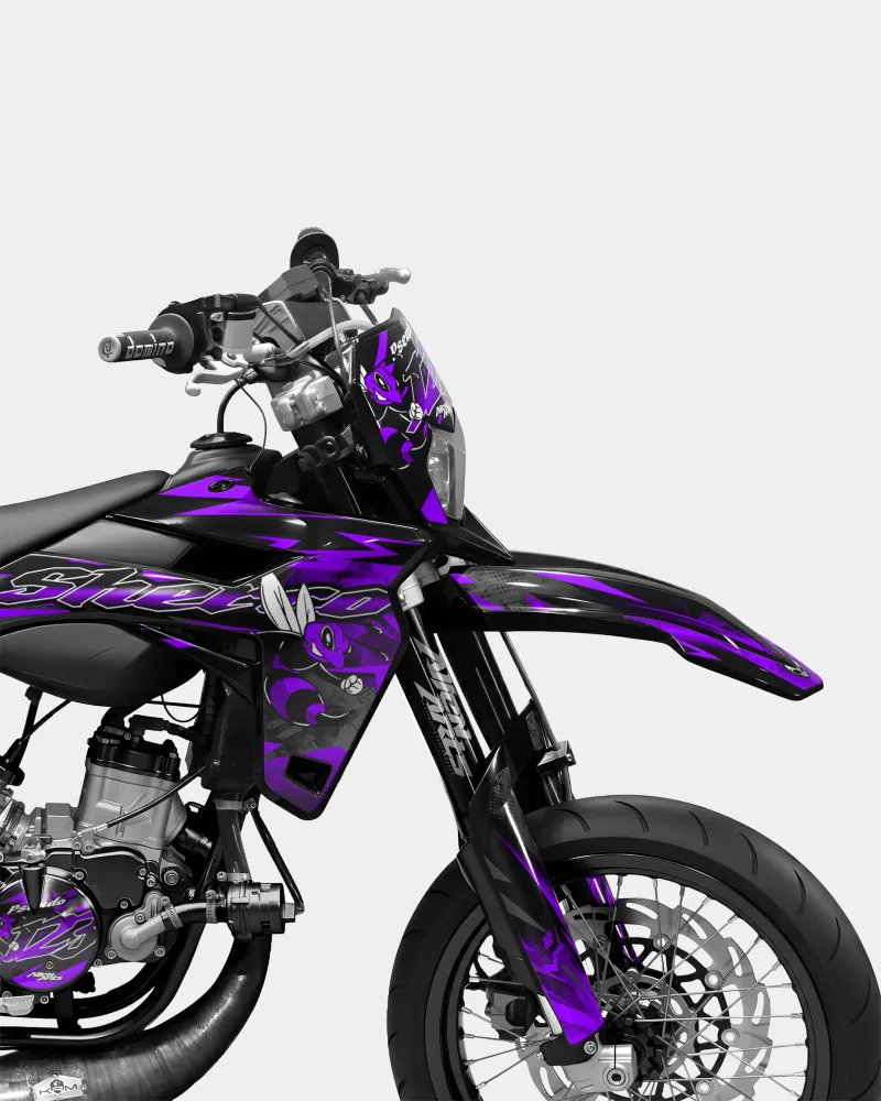 LISSE - SHERCO 50cc decoratieset - Paars