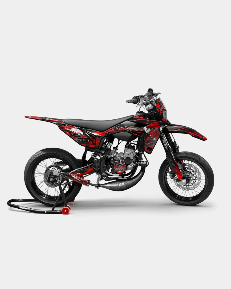 LISSE - SHERCO 50cc decoratieset - Rood
