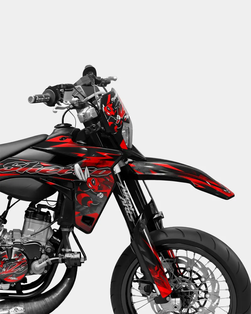 LISSE - SHERCO 50cc decoratieset - Rood