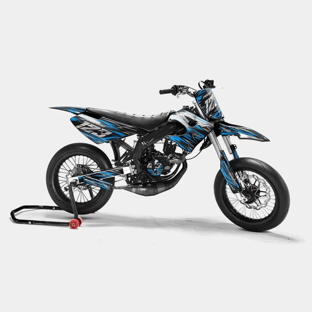 LUEUR - Decoratieset DERBI 50cc - Blauw