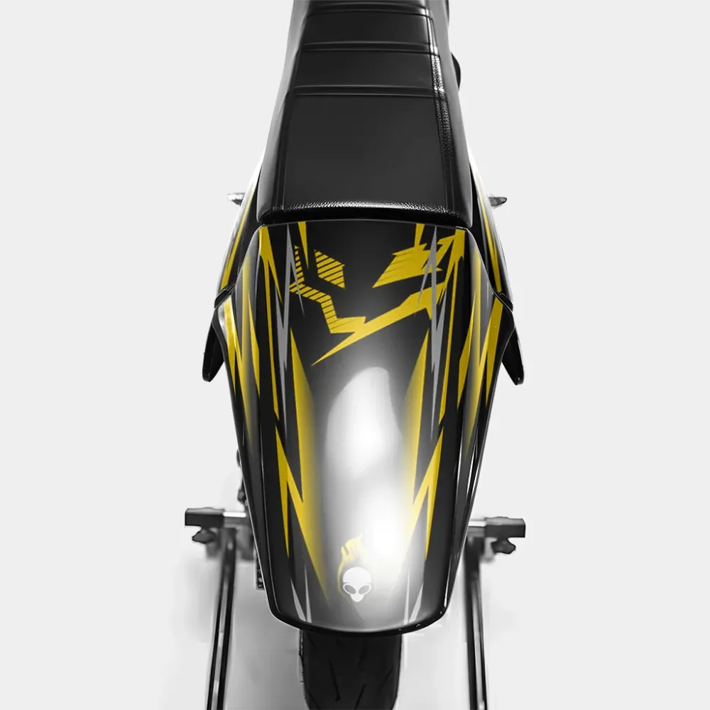 LUEUR - Decoratieset DERBI 50cc - Donkergeel