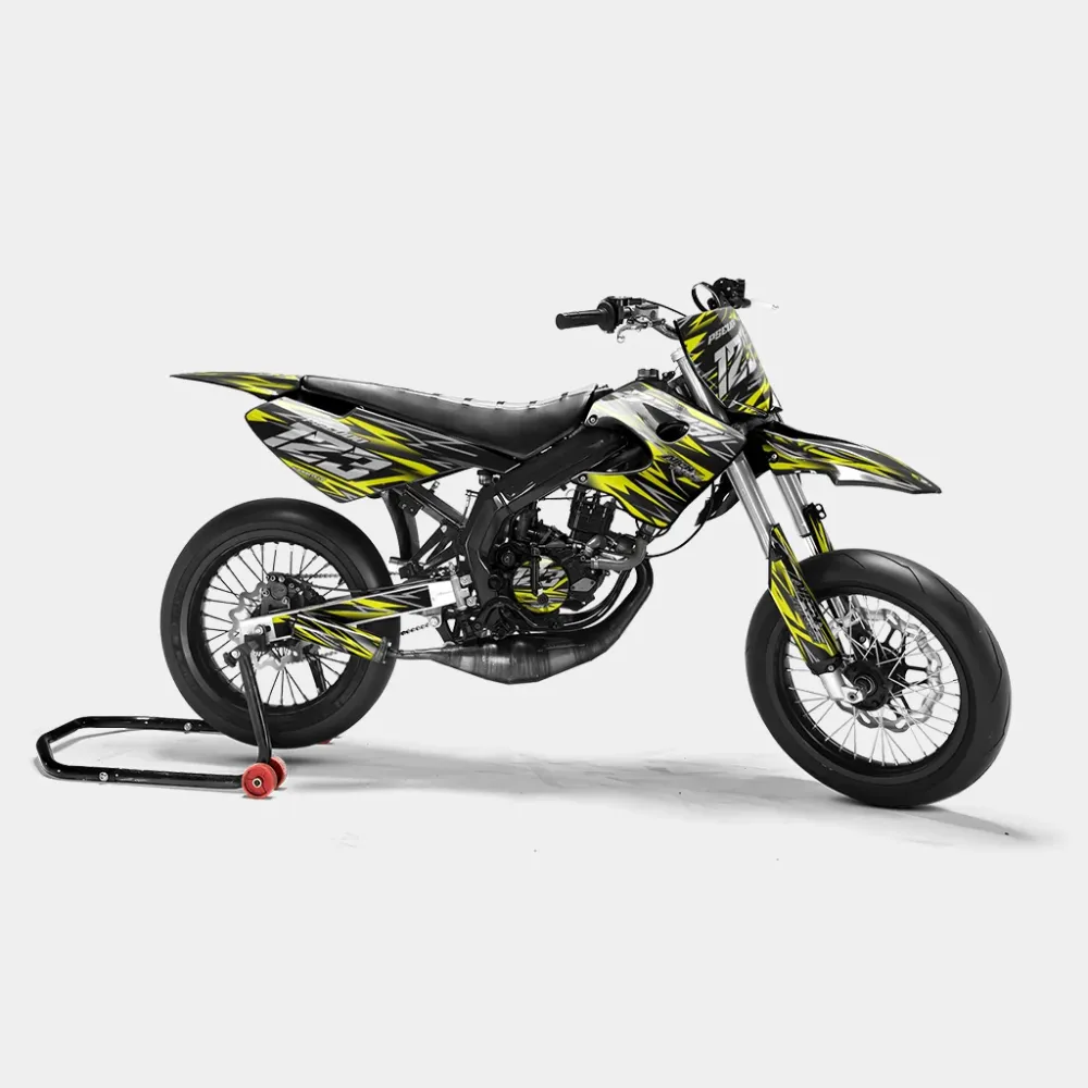 LUEUR - Decoratieset DERBI 50cc - Geel