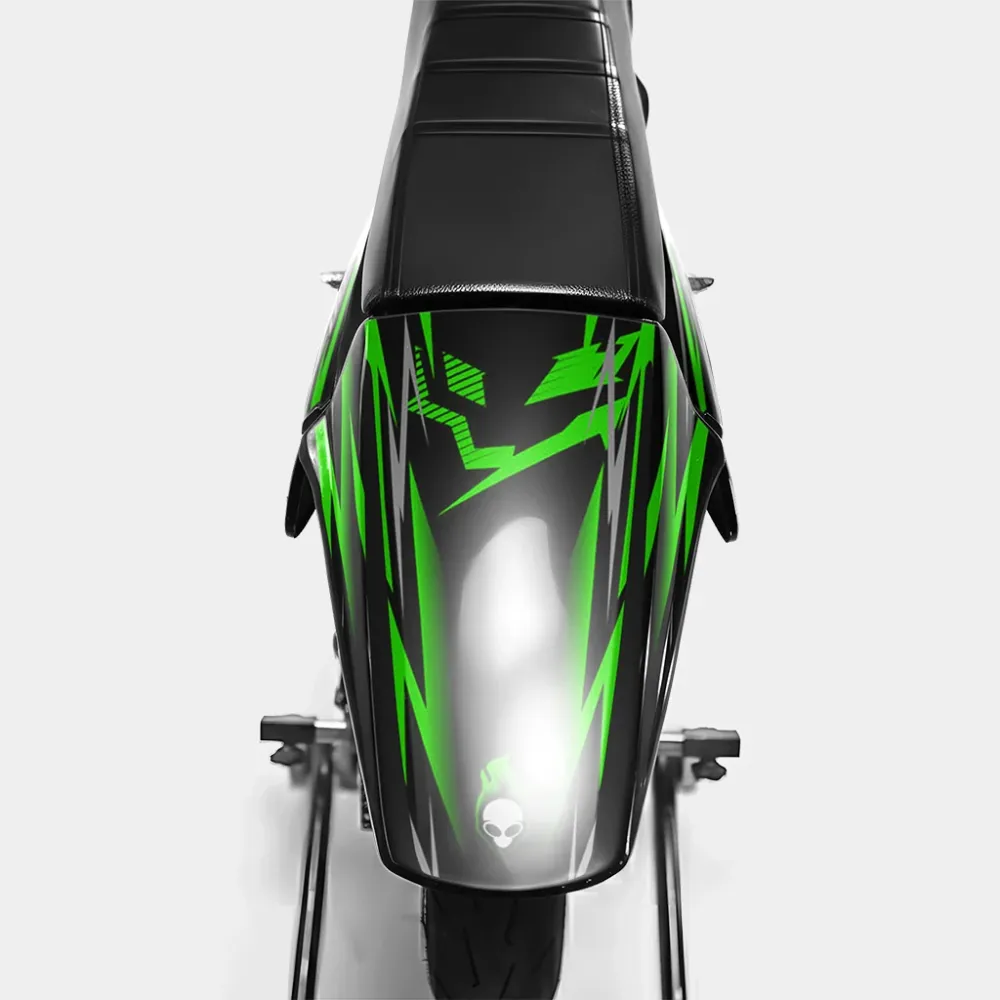 LUEUR - Decoratieset DERBI 50cc - Groen