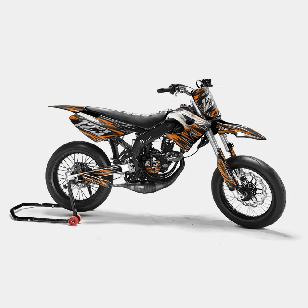 LUEUR - Decoratieset DERBI 50cc - Oranje