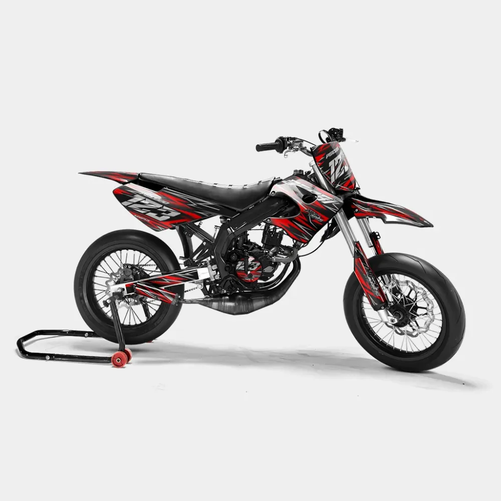 LUEUR - Decoratieset DERBI 50cc - Rood