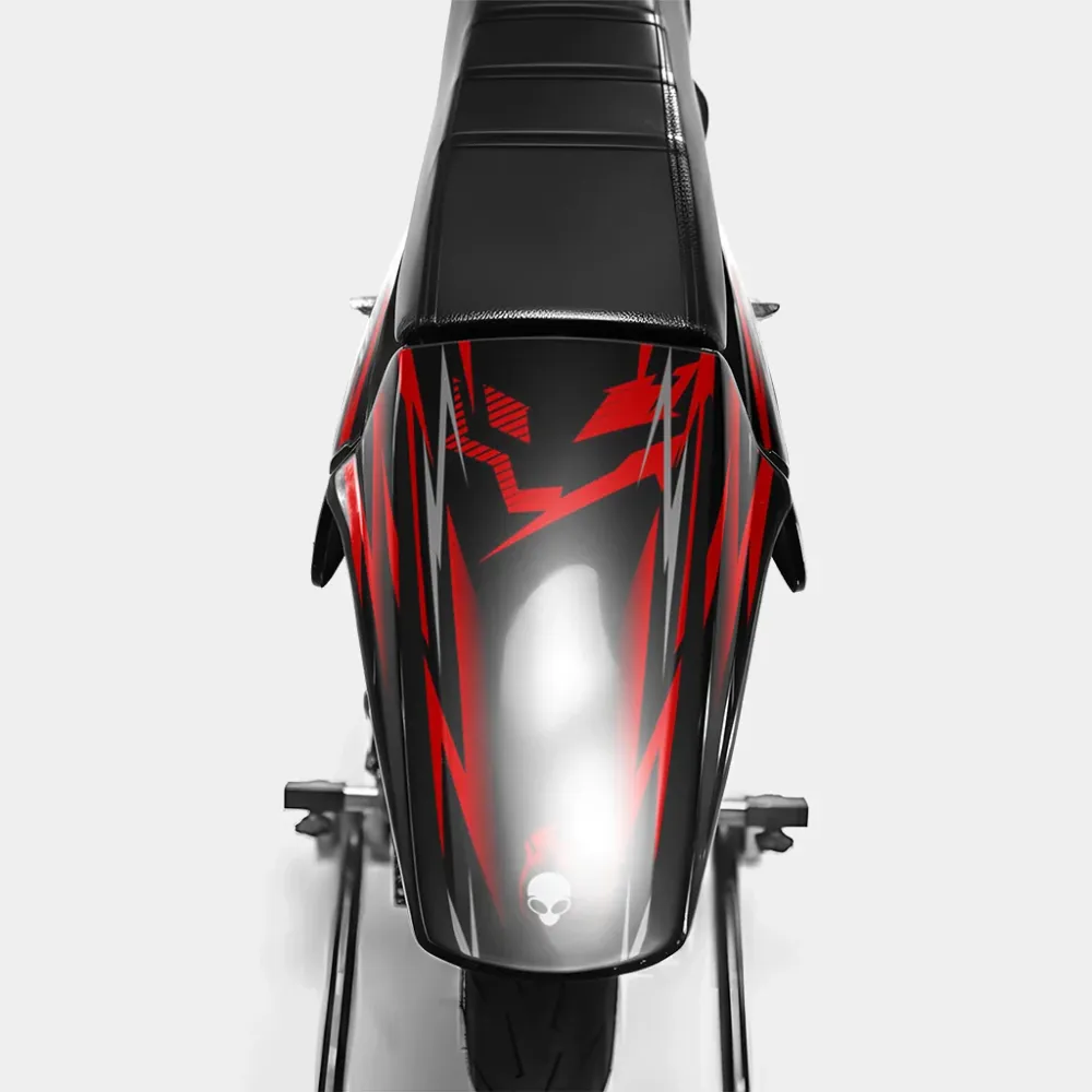 LUEUR - Decoratieset DERBI 50cc - Rood