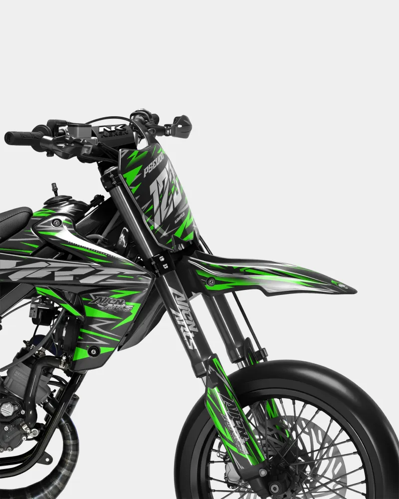 LUEUR - Decoratieset RIEJU 50cc - Groen