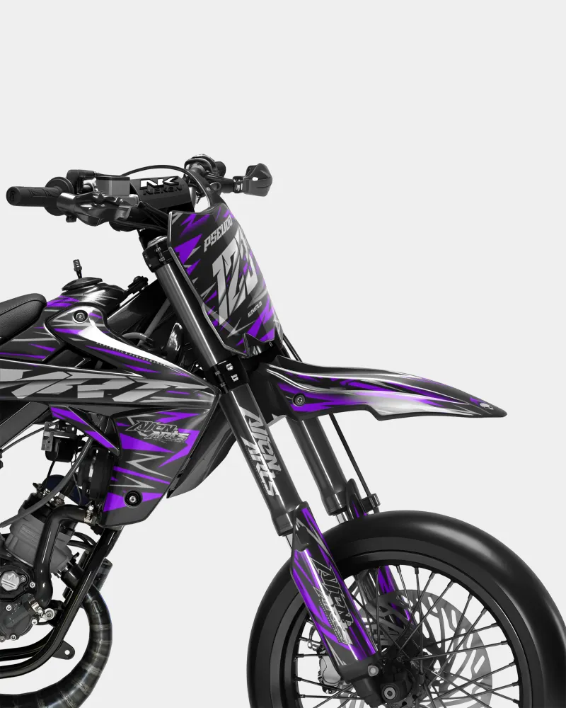 LUEUR - Decoratieset RIEJU 50cc - Paars