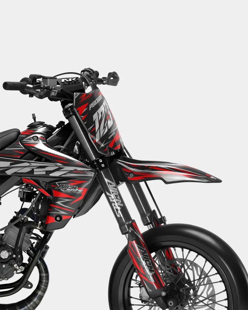 LUEUR - Decoratieset RIEJU 50cc - Rood