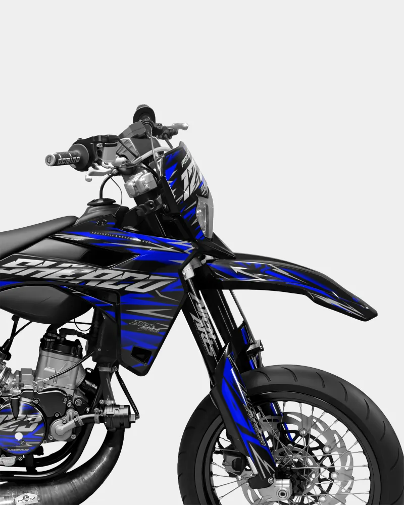 LUEUR - SHERCO 50cc decoratieset - Donkerblauw