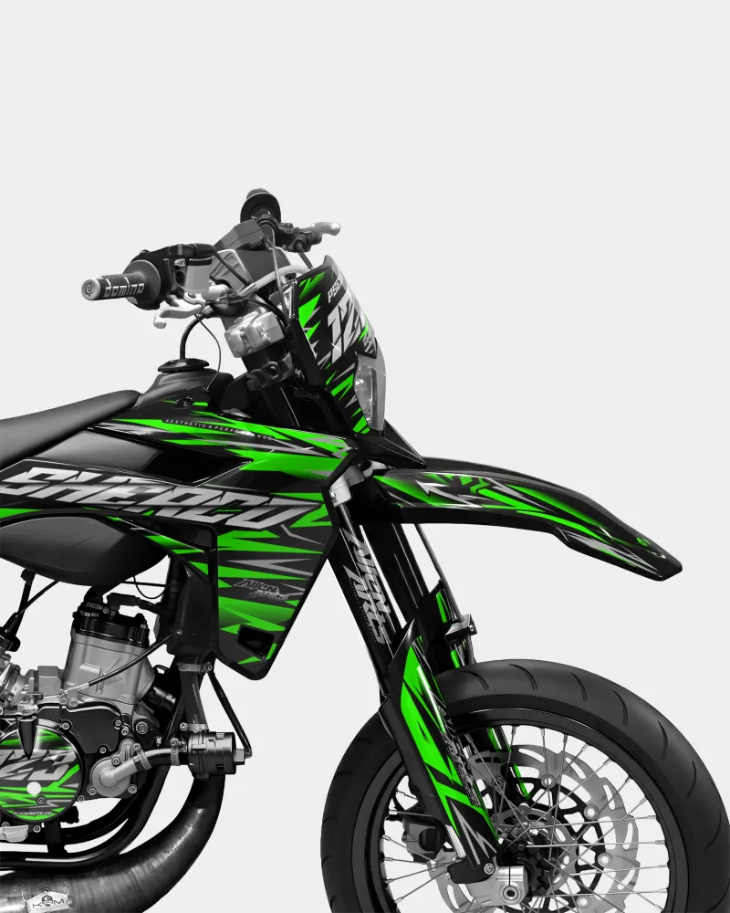 LUEUR - SHERCO 50cc decoratieset - Groen