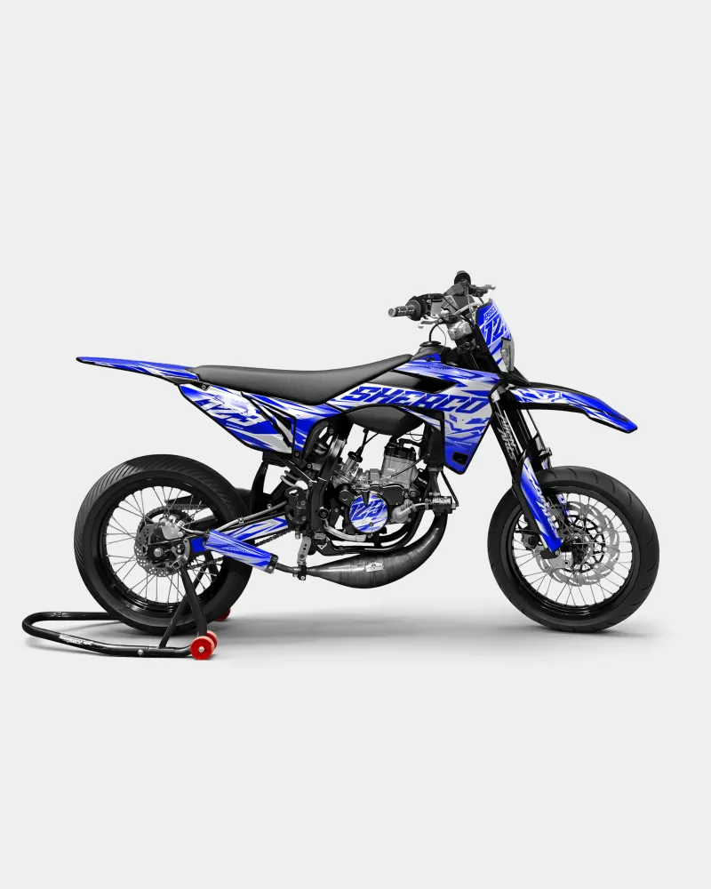 LUNIOR- Decoratieset SHERCO 50cc - Donkerblauw