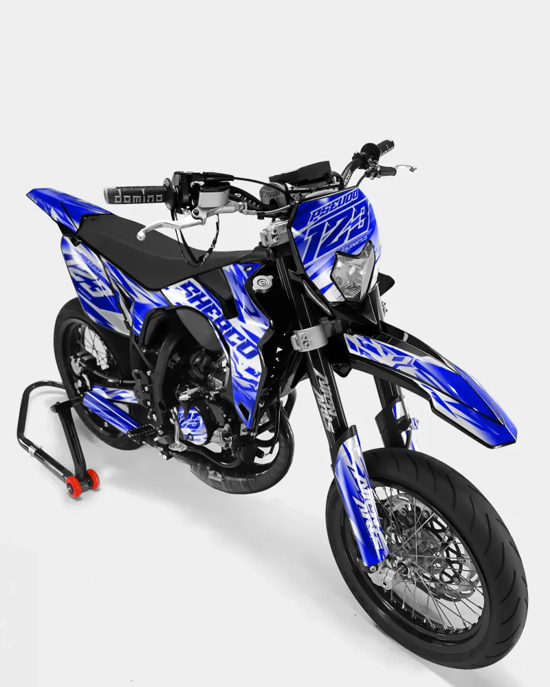 LUNIOR- Decoratieset SHERCO 50cc - Donkerblauw