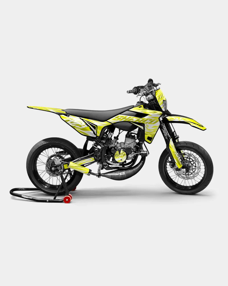 LUNIOR- Decoratieset SHERCO 50cc - Geel