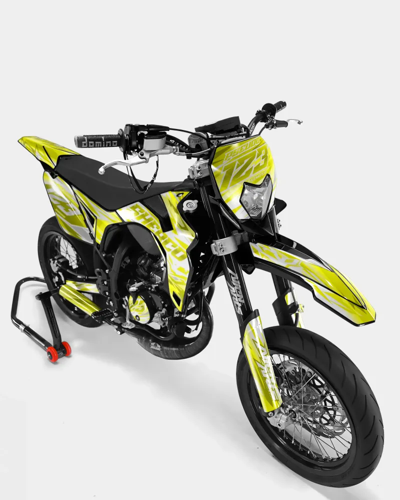 LUNIOR- Decoratieset SHERCO 50cc - Geel