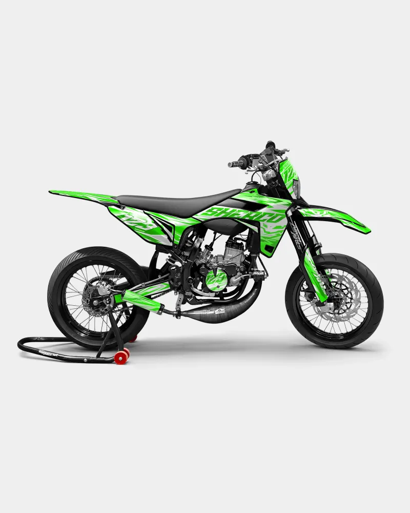 LUNIOR- Decoratieset SHERCO 50cc - Groen
