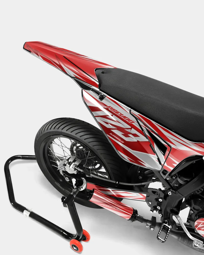 LUNIOR- Decoratieset SHERCO 50cc - Rood