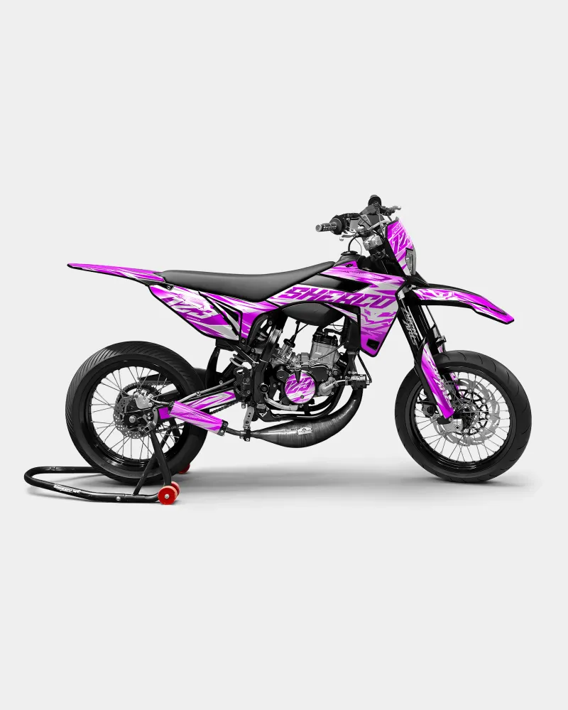 LUNIOR- Decoratieset SHERCO 50cc - Roze