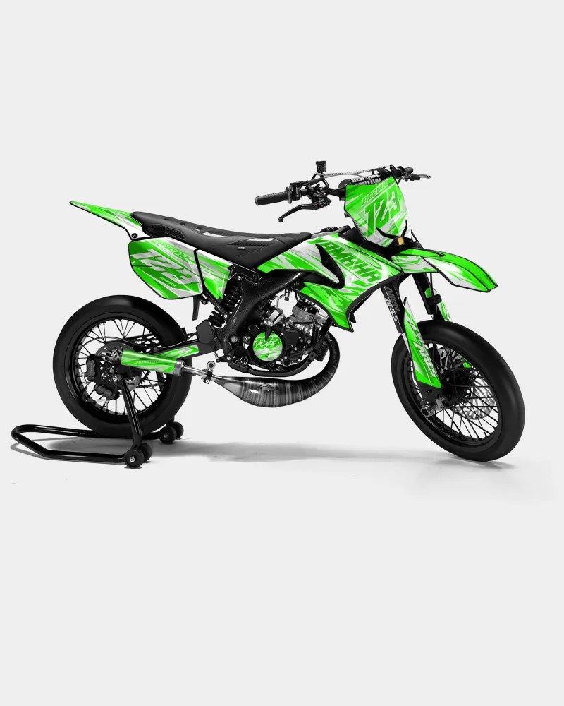 LUNIOR - Decoratieset YAMAHA DT 50cc - Groen