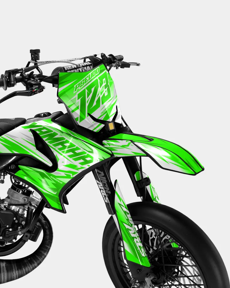 LUNIOR - Decoratieset YAMAHA DT 50cc - Groen