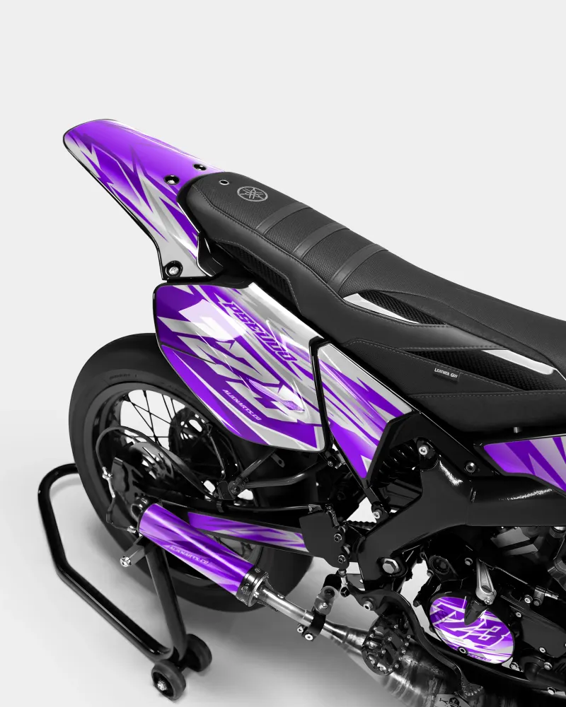 LUNIOR - Decoratieset YAMAHA DT 50cc - Paars