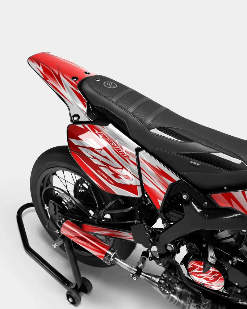 LUNIOR - Decoratieset YAMAHA DT 50cc - Rood