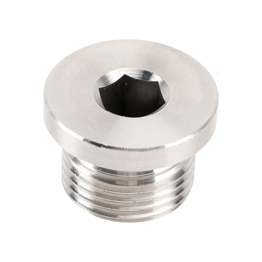 M18 x 1,5 mm binnenzeskantkopsensor afdekdop 304 roestvrij staal, 5 stuks