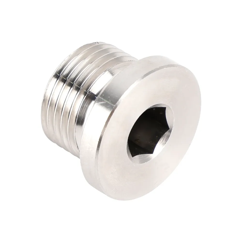 M18 x 1,5 mm binnenzeskantkopsensor afdekdop 304 roestvrij staal, 5 stuks