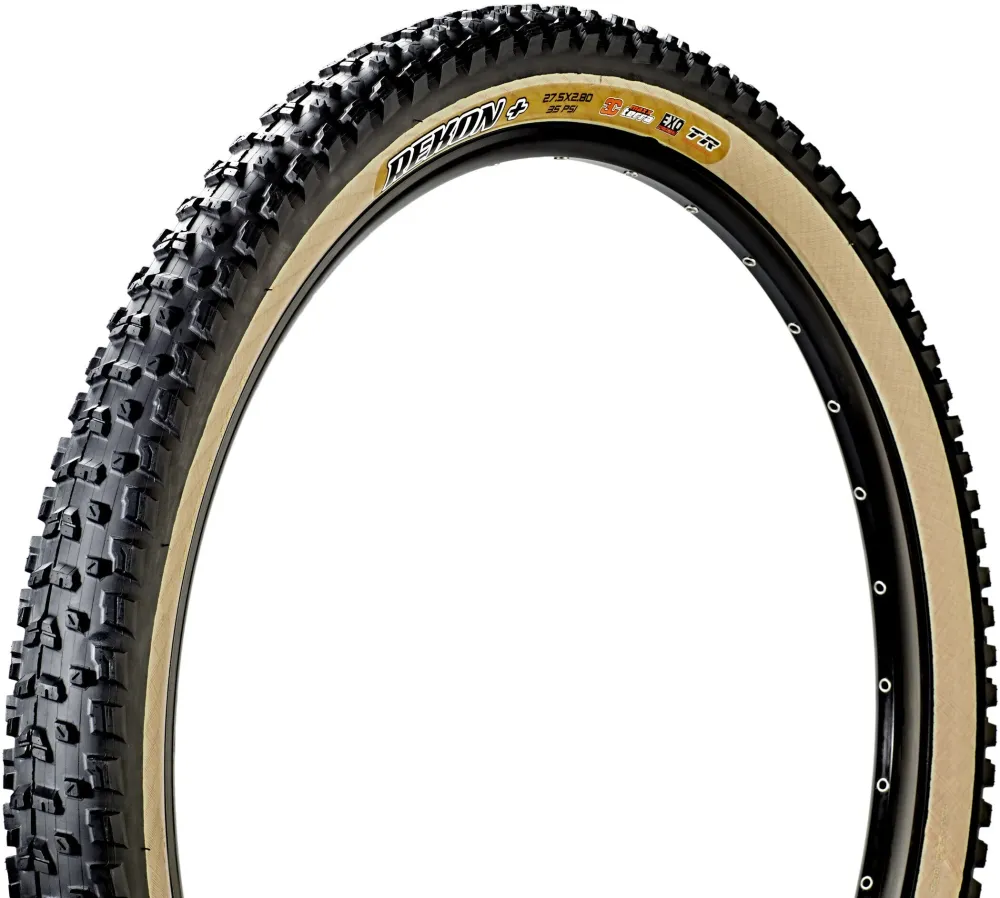 Maxxis Rekonplus vouwband 27.5x2.80" 3C MaxxTerra EXO TR Tanwall zwart/lichtbruin