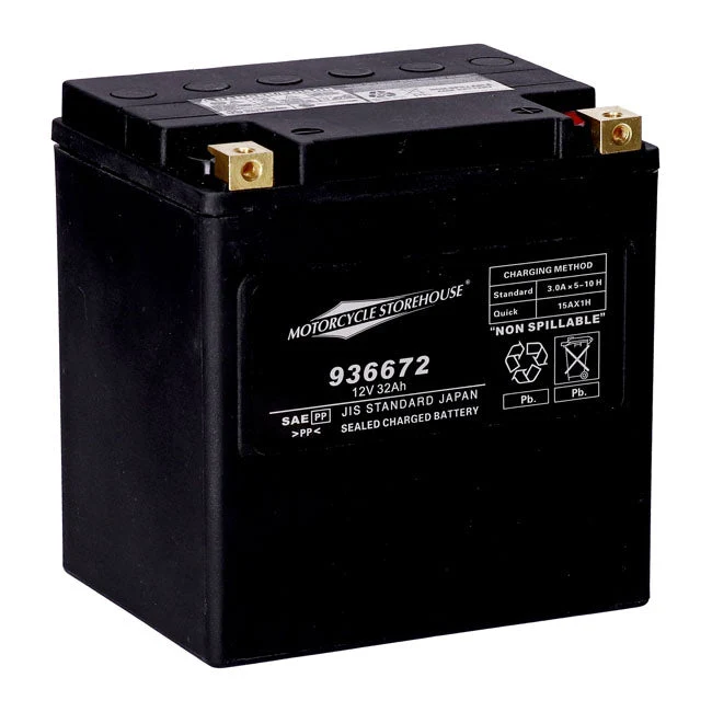 MCS 12V AGM accu 32Ah 450CCA