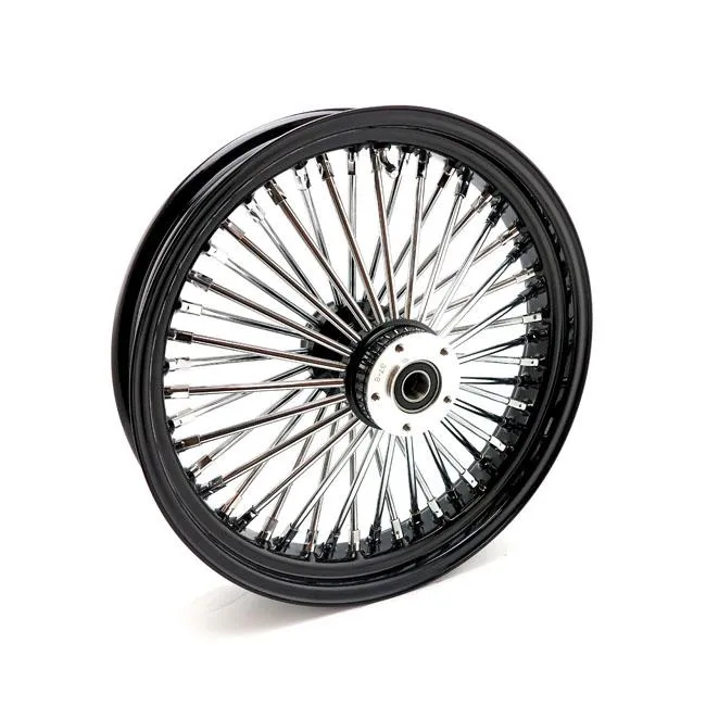 MCS Radial 48 Fat Spoke Voorwiel 3.50 x 18" DF Zwart