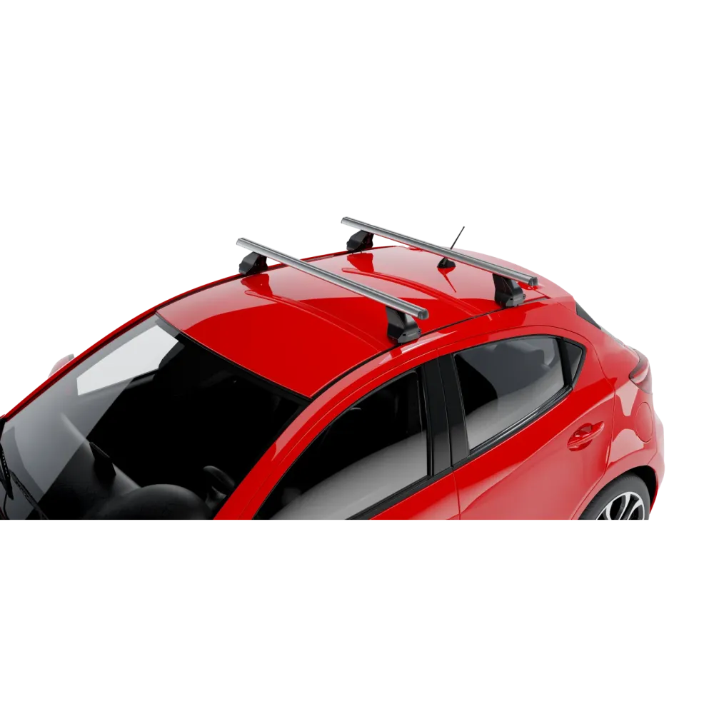 Menabo dakdragerset Omega aluminium geschikt voor BMW 1 serie vijfdeurs (2011-2019)