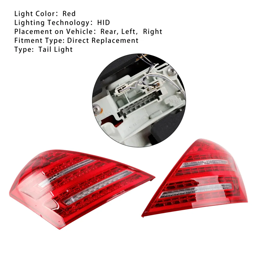 Mercedes-Benz 2007-2013 W221 S-Klasse Links+Rechts LED Achterlicht 2218201364 464