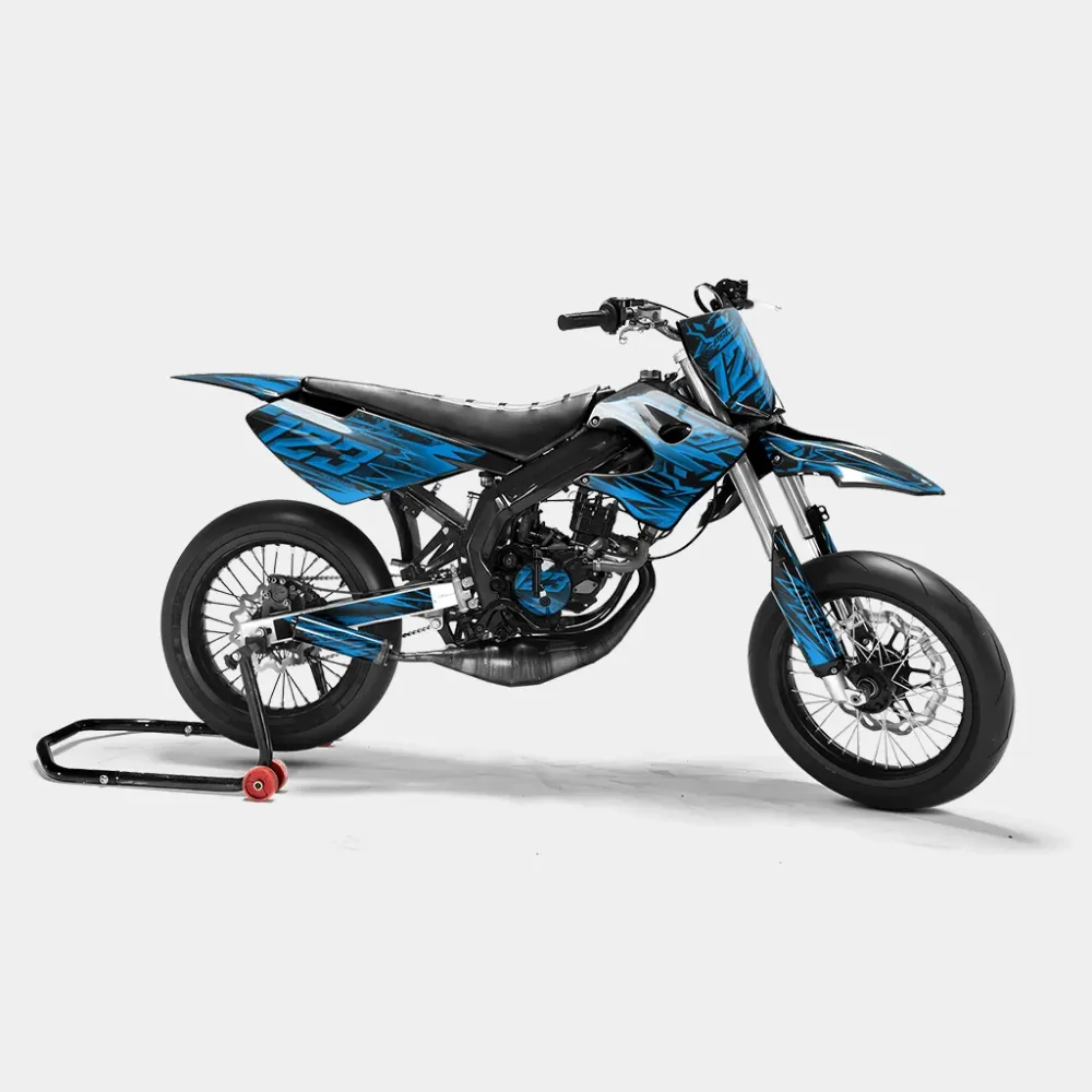 MIROIR - Decoratieset DERBI 50cc - Blauw