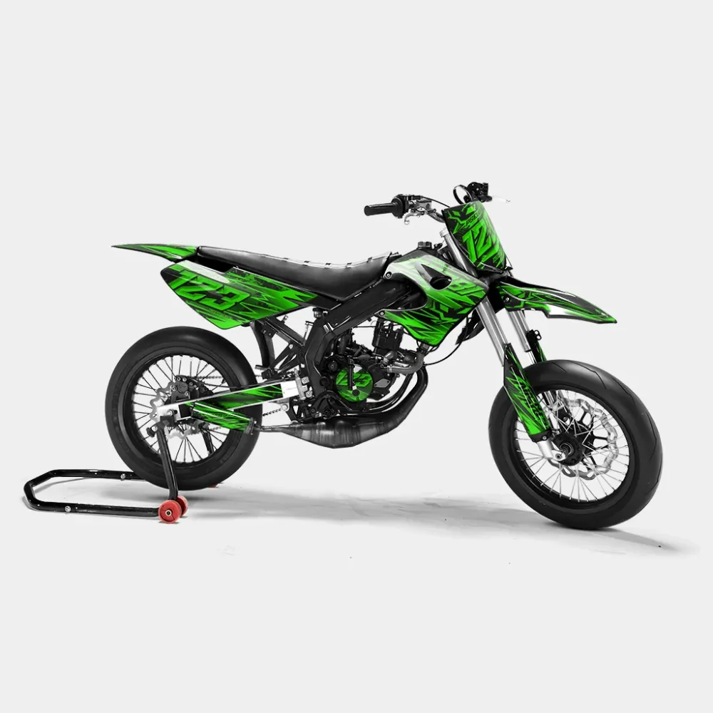 MIROIR - Decoratieset DERBI 50cc - Groen
